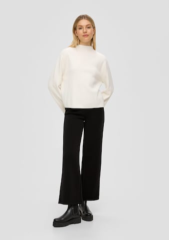 s.Oliver Wide leg Broek in Zwart