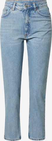 Monki Slimfit Jeans in Blauw: voorkant