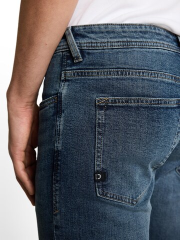 Coupe slim Jean 'PIERS' TOM TAILOR DENIM en bleu
