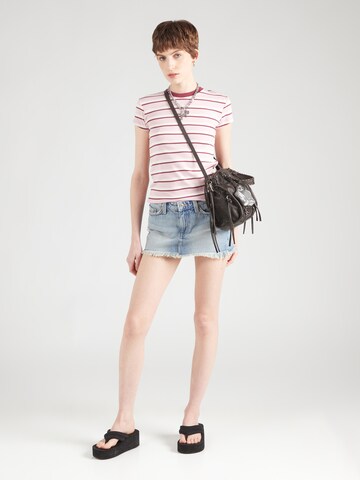 TOPSHOP - Camiseta en rosa