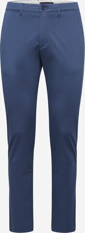 Coupe slim Pantalon chino TOMMY HILFIGER en bleu : devant