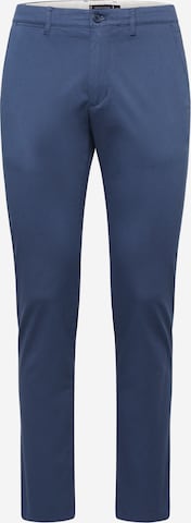 TOMMY HILFIGER - Slimfit Calças chino em azul: frente