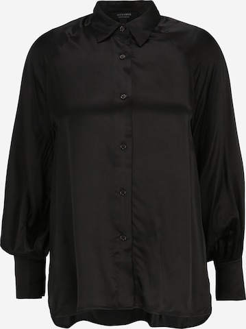 AllSaints Μπλούζα 'OANA' σε μαύρο: μπροστά