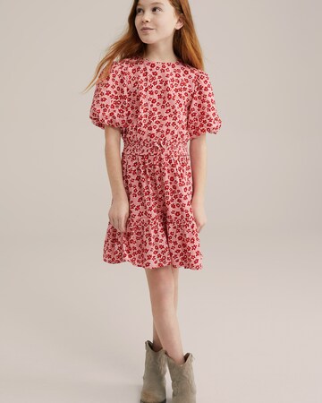 Robe WE Fashion en rose : devant
