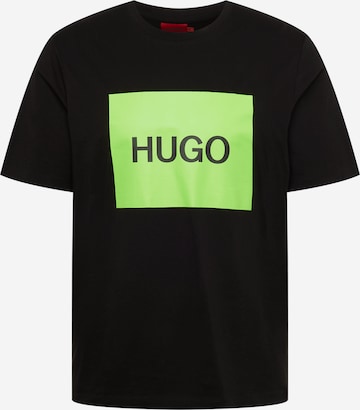 HUGO Red Shirt 'Dulive222' in Zwart: voorkant