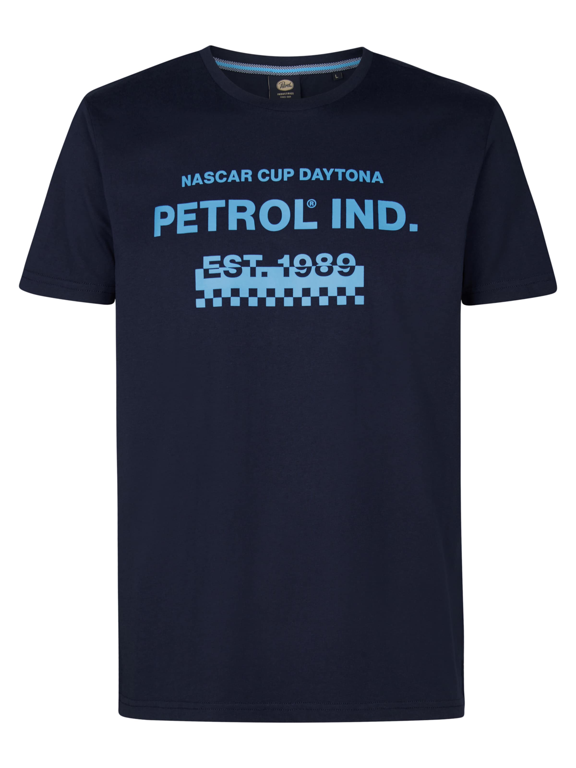 Petrol Industries Shirt 'Horizon' in Blue: front
