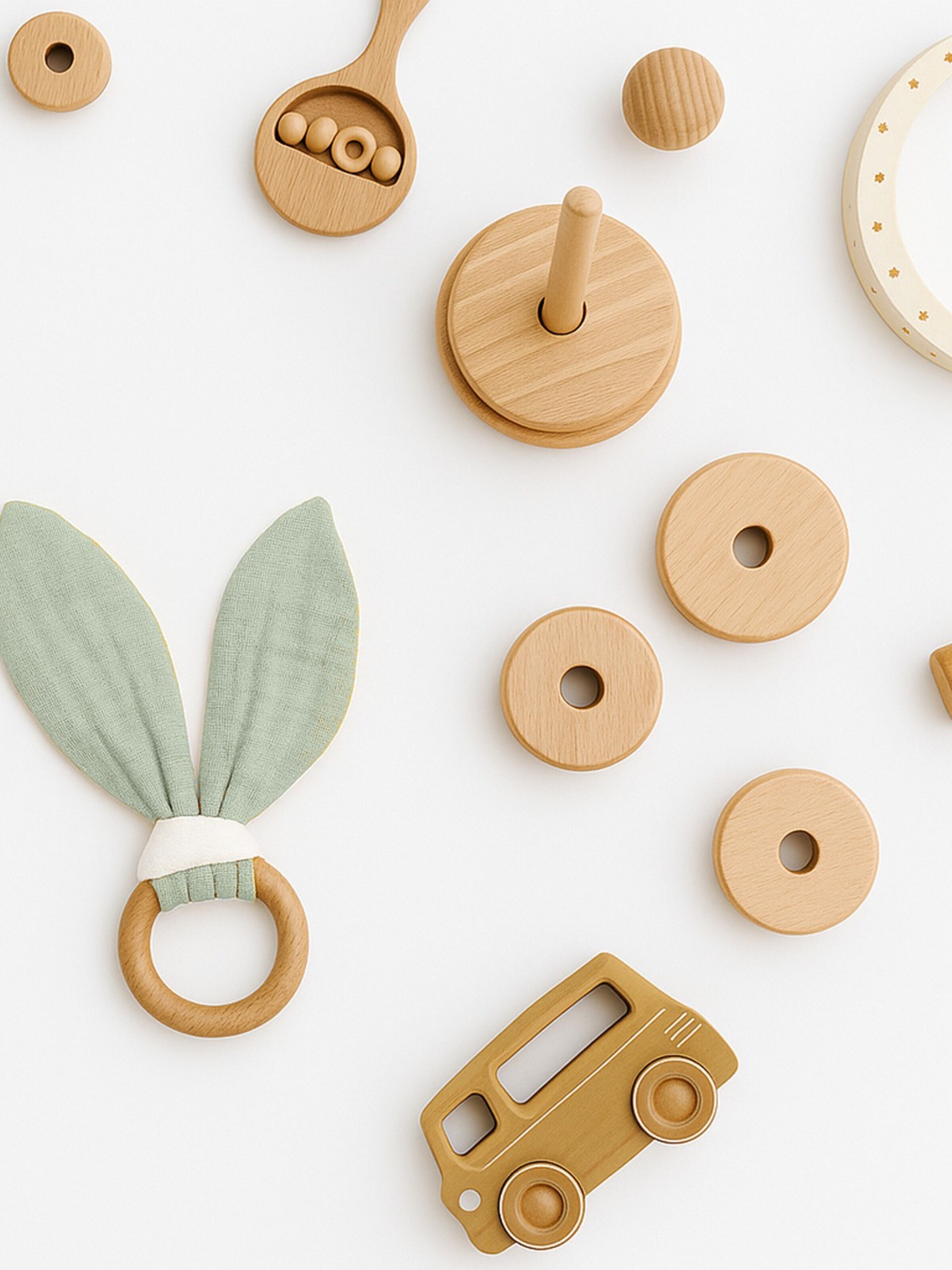 PAPATE - Joyería 'Teething' en verde