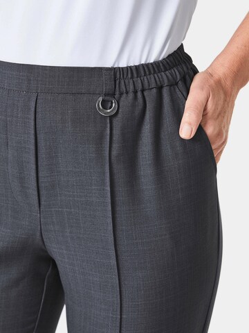 Goldner Slimfit Pantalon 'Martha' in Grijs