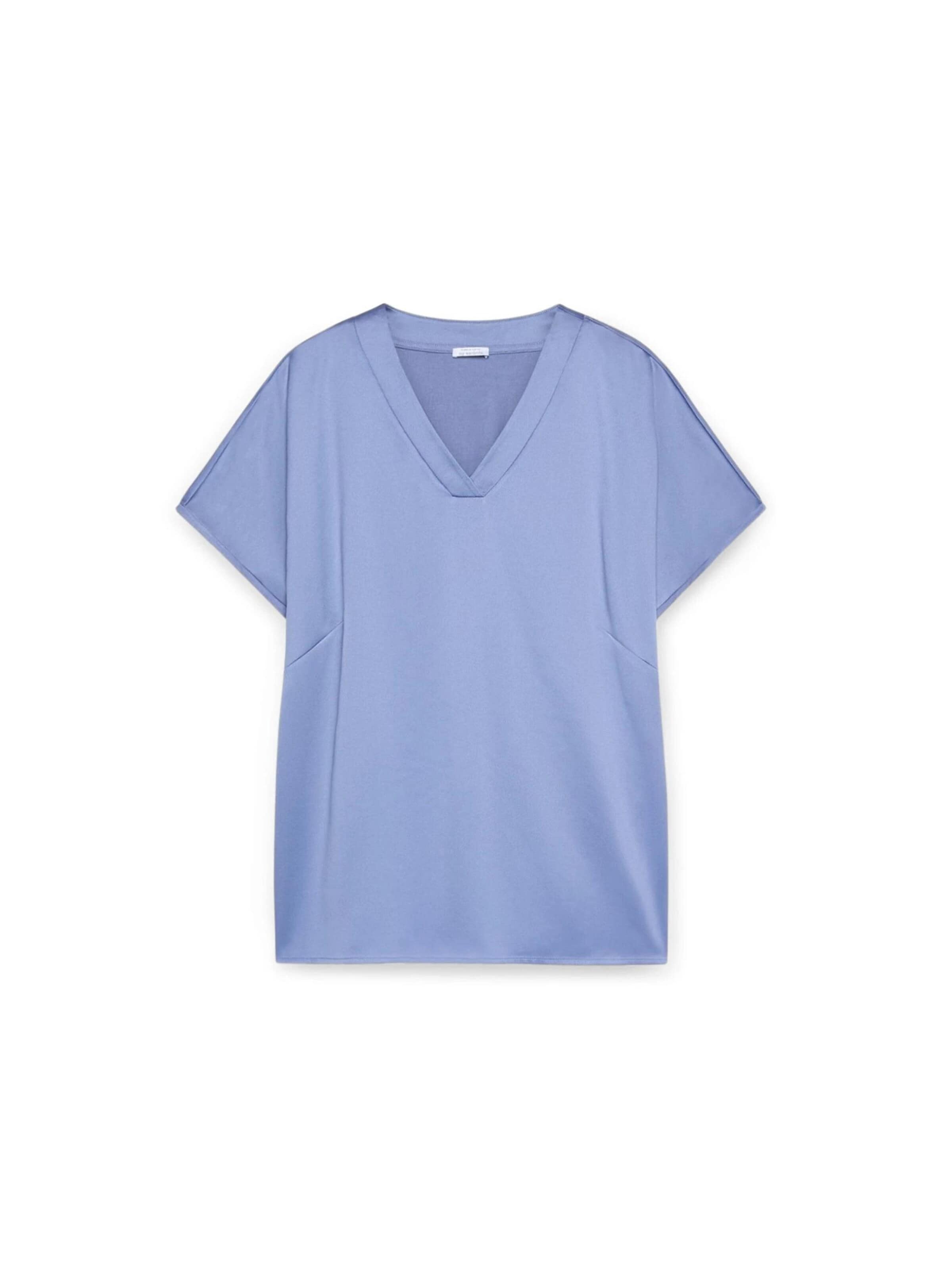 Fiorella Rubino Shirt in Blauw: voorkant