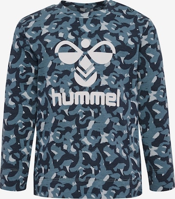 T-Shirt Hummel en bleu : devant