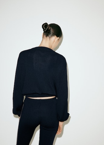 MANGO Strickjacke 'MONTE' in Blau