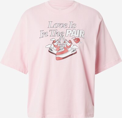 Nike Sportswear T-shirt i rosa / pastellröd / svart / vit, Produktvy