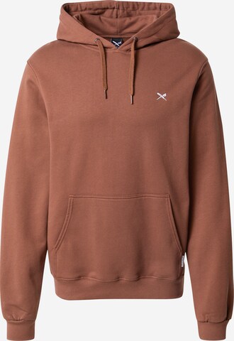 Coupe regular Sweat-shirt 'Mini Flag 2' Iriedaily en marron : devant