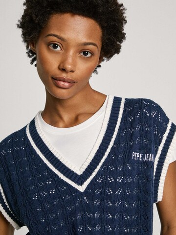 Pullover 'IVA VEST' di Pepe Jeans in blu