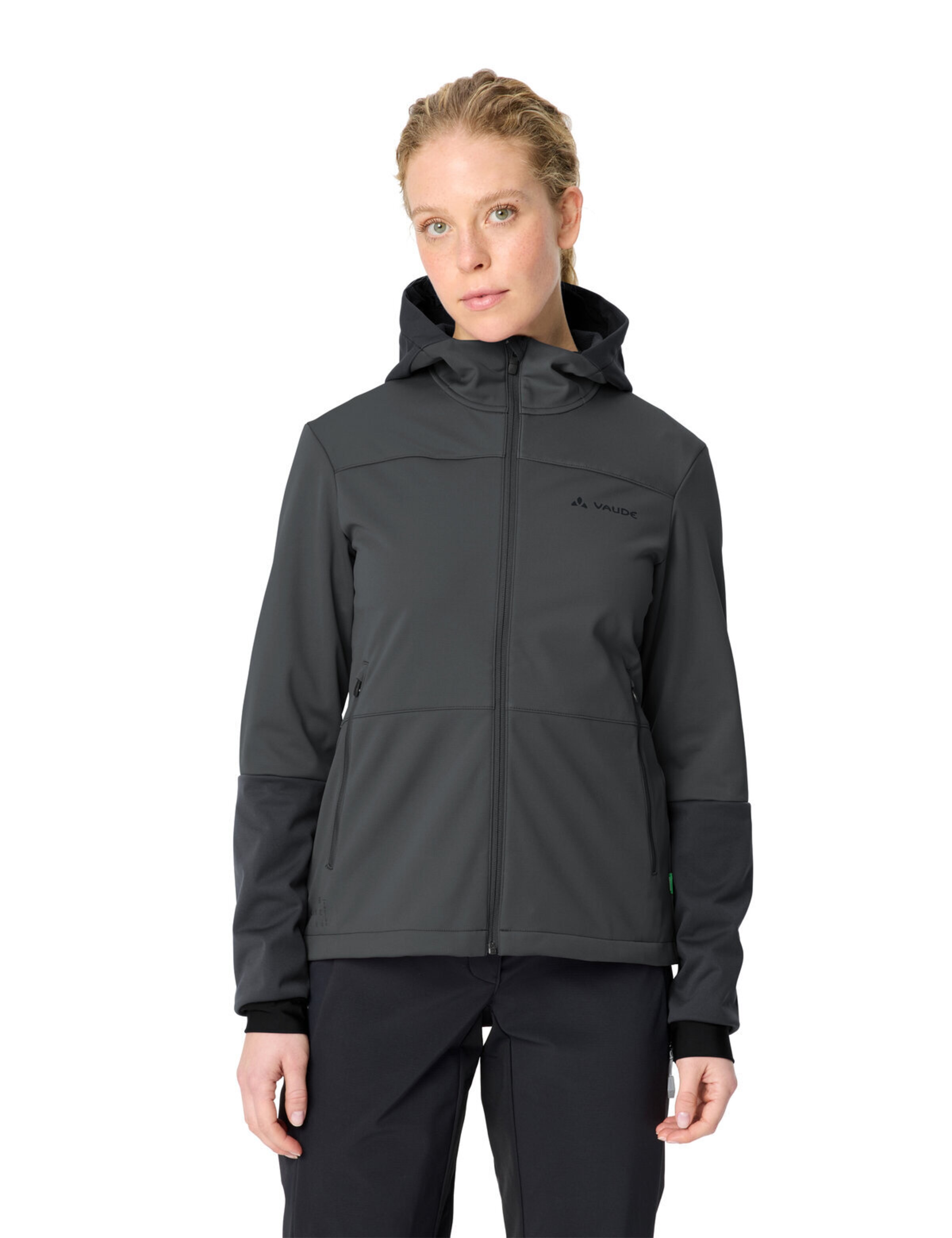 VAUDE Sports jacket 'Qimsa' in Grey: front