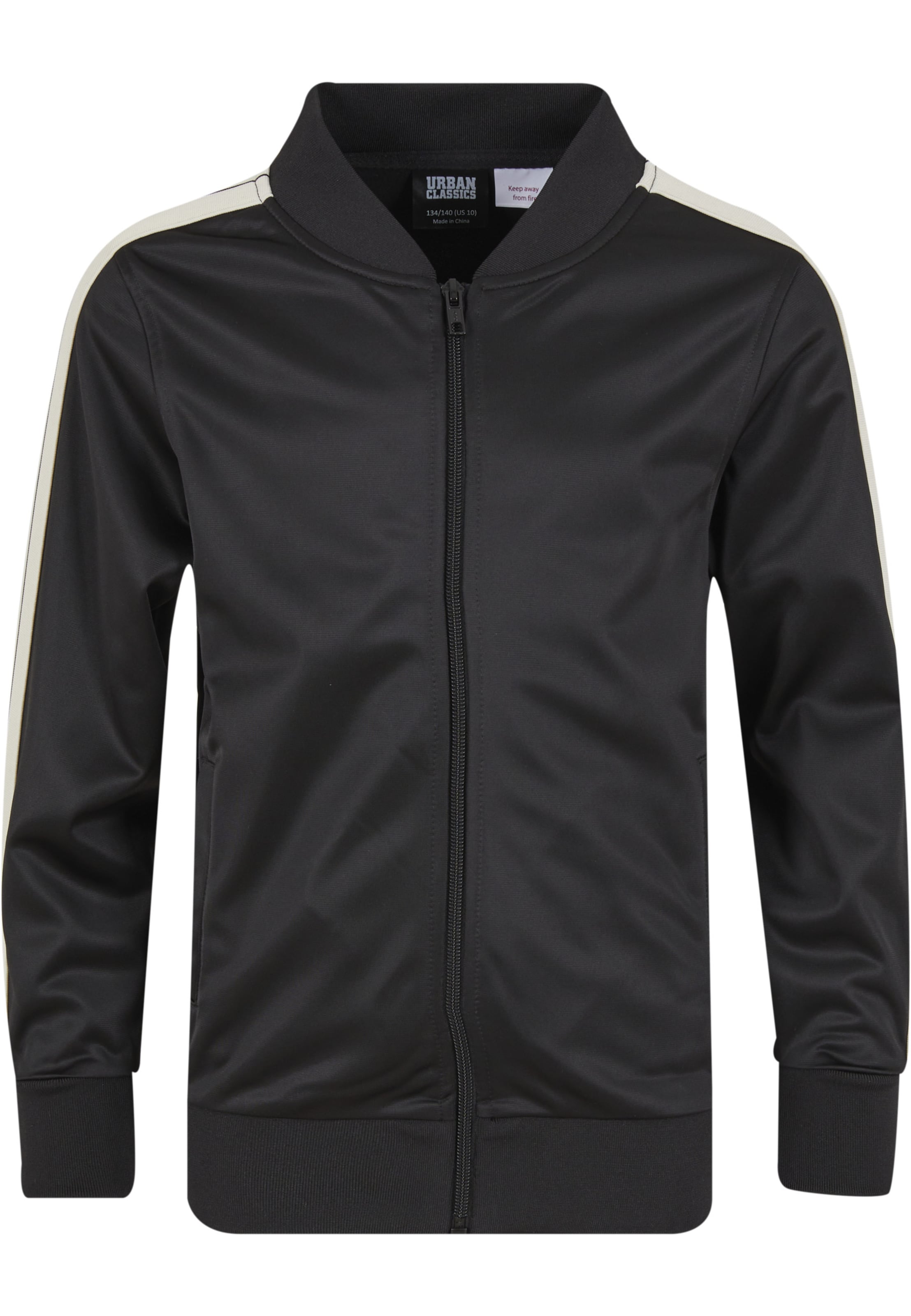 Urban Classics - Chaqueta de entretiempo en negro: frente