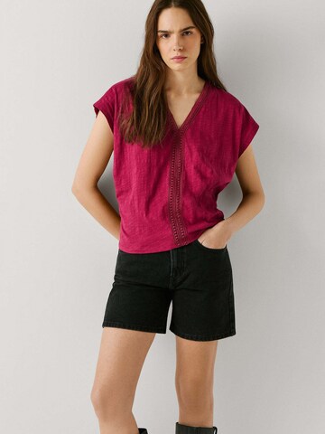 Pepe Jeans T-Shirt 'Mila' in Rot