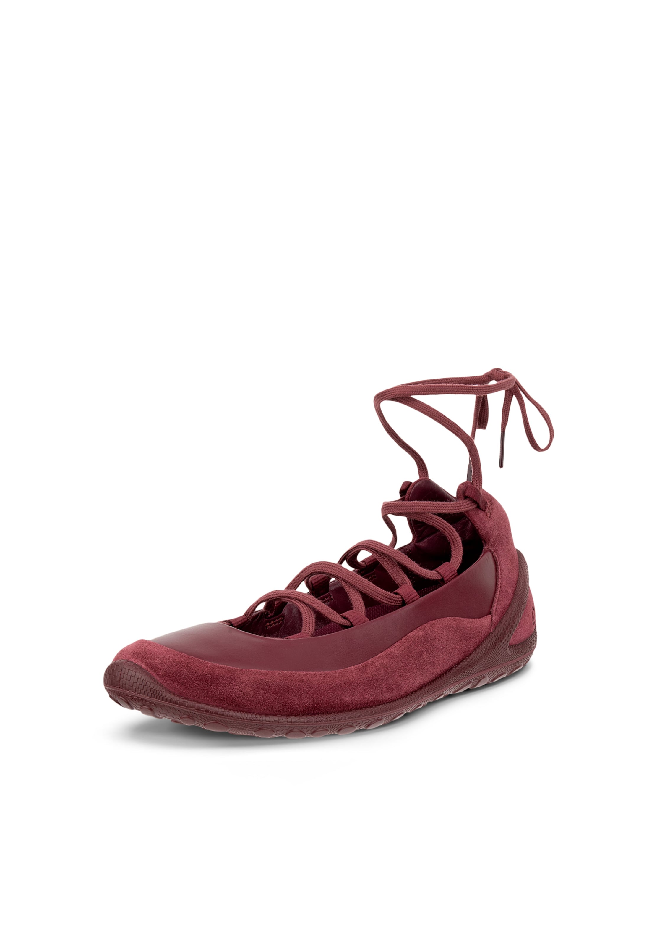 ECCO Ballerina 'BIOM LITE' in Rot: Vorderseite