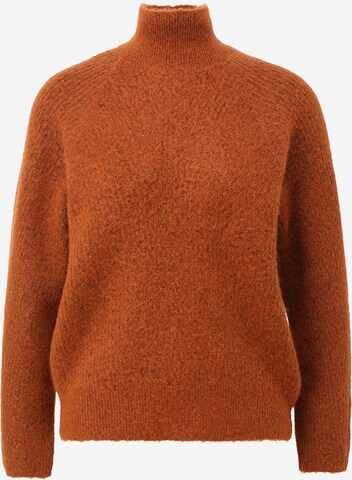 Y.A.S Petite Sweater 'BALIRA' in Brown: front