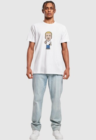 T-Shirt 'Detroit Sketch' Mister Tee en blanc