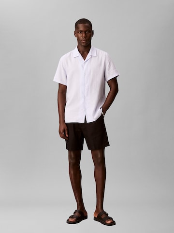 Calvin Klein Regular Broek in Zwart