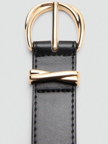 MANGO Vyö 'TWISTER' värissä musta