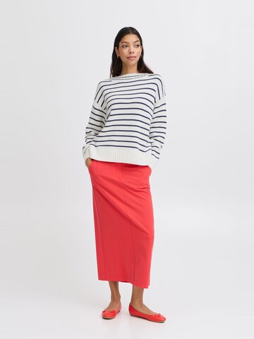 b.young - Pullover ' BYNAGLA STRIPED JUMPER - ' em branco