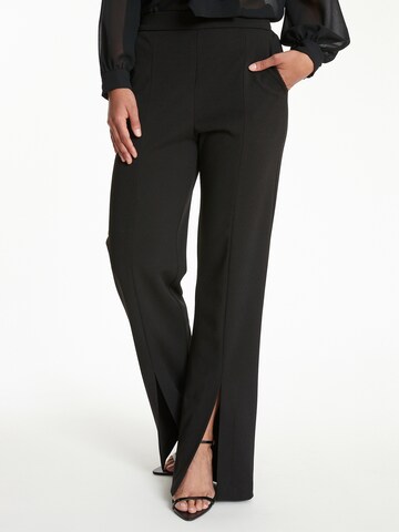 Ana Alcazar Regular Hose ' Tabela ' in Schwarz: Vorderseite