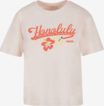F4NT4STIC Shirt 'Honolulu' in Roze: voorkant