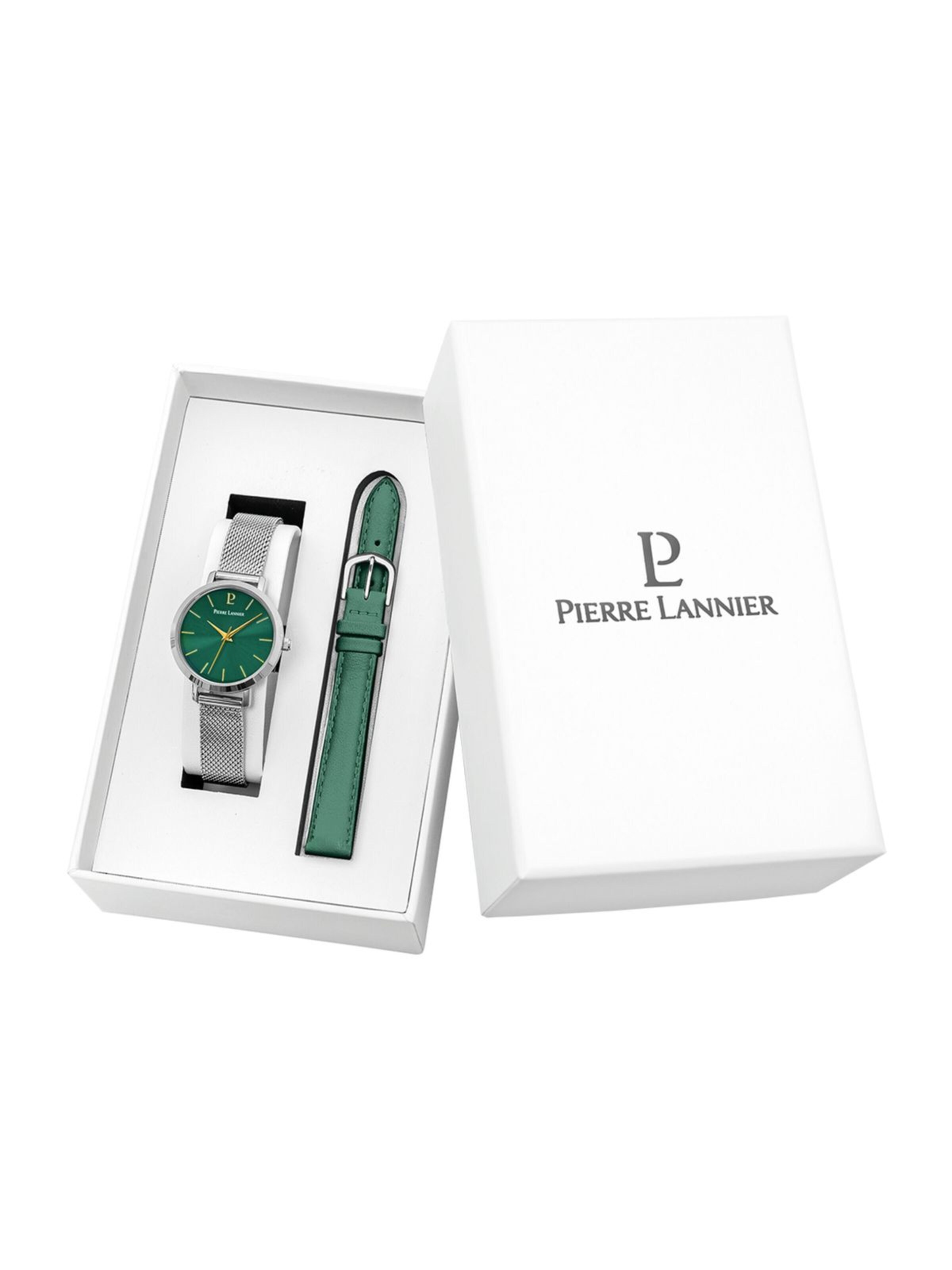 Pierre Lannier Analog Watch in Green: front
