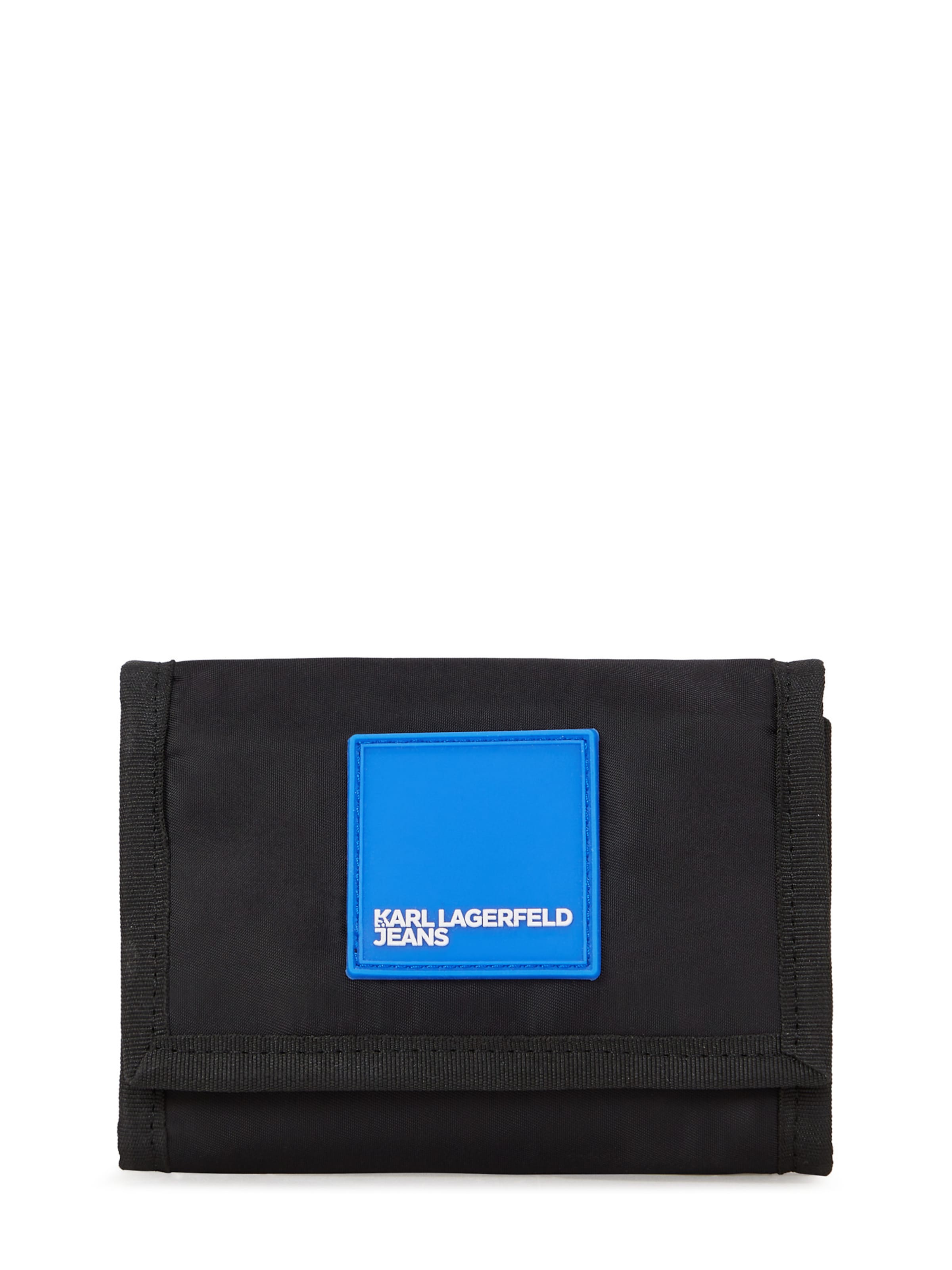 KARL LAGERFELD JEANS Wallet 'Canyon' in Black: front