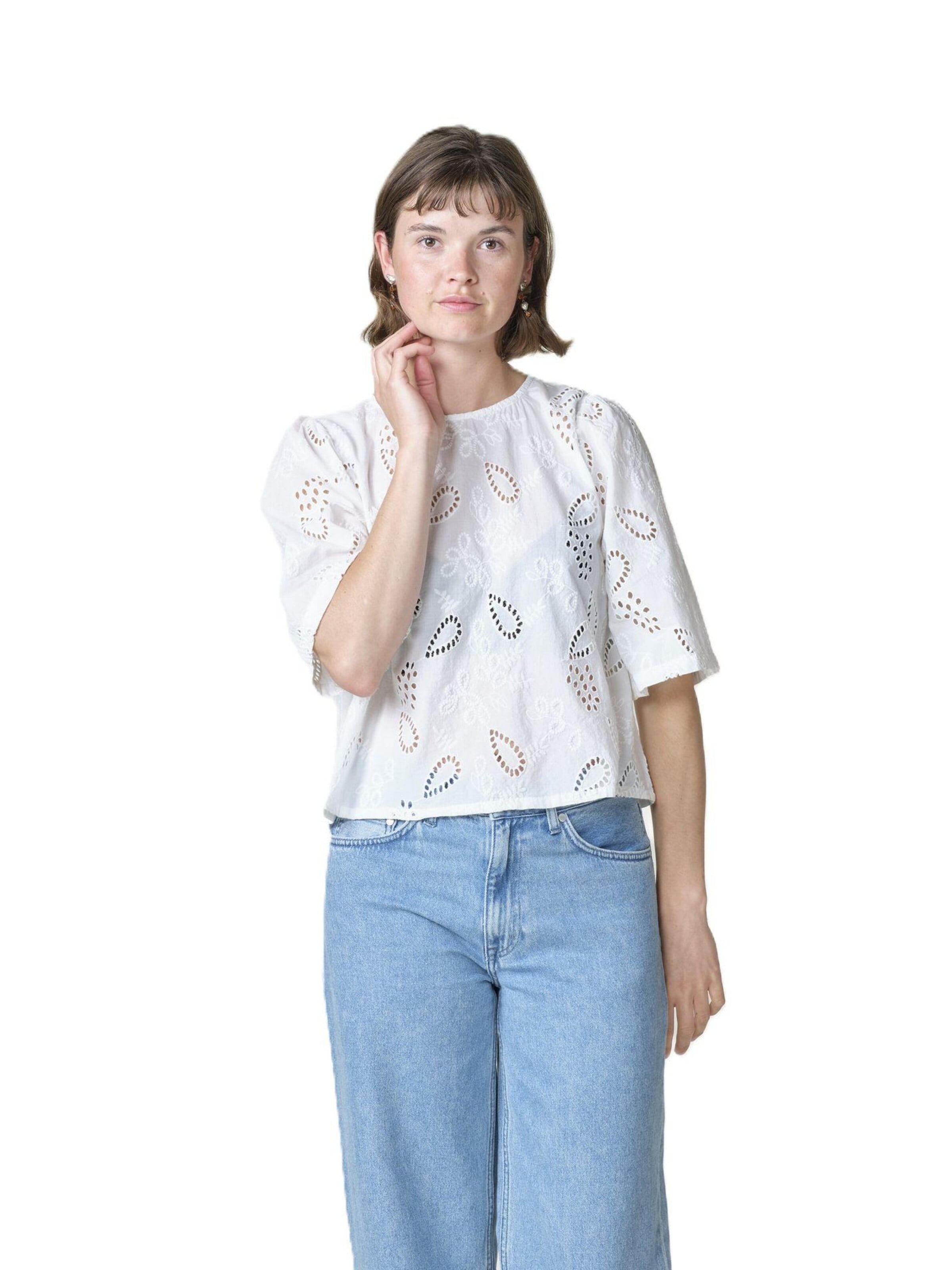 Klitmøller Collective Blouse 'Jonna' in White: front