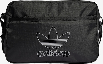 ADIDAS ORIGINALS Sports Bag in Black: front