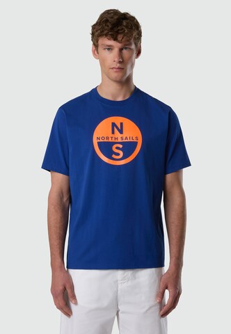 North Sails T-Shirt in Blau: Vorderseite