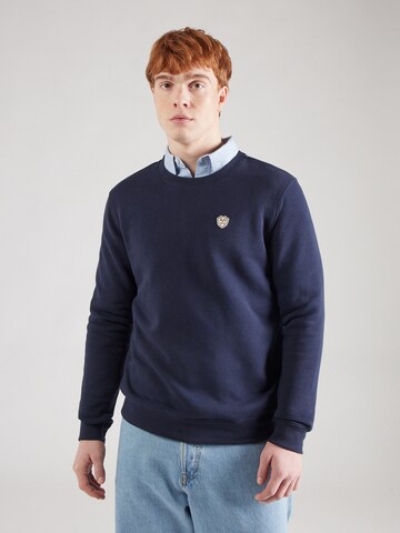 19V69 ITALIA Sweatshirt 'Nico' i blå: framsida