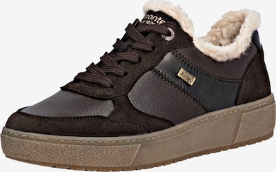 REMONTE Sneaker in beige / dunkelbraun, Produktansicht