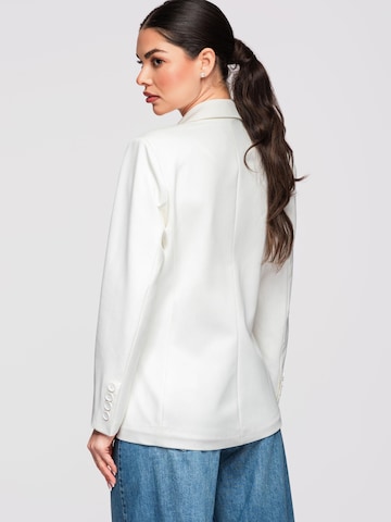Blazer Ombre en blanc