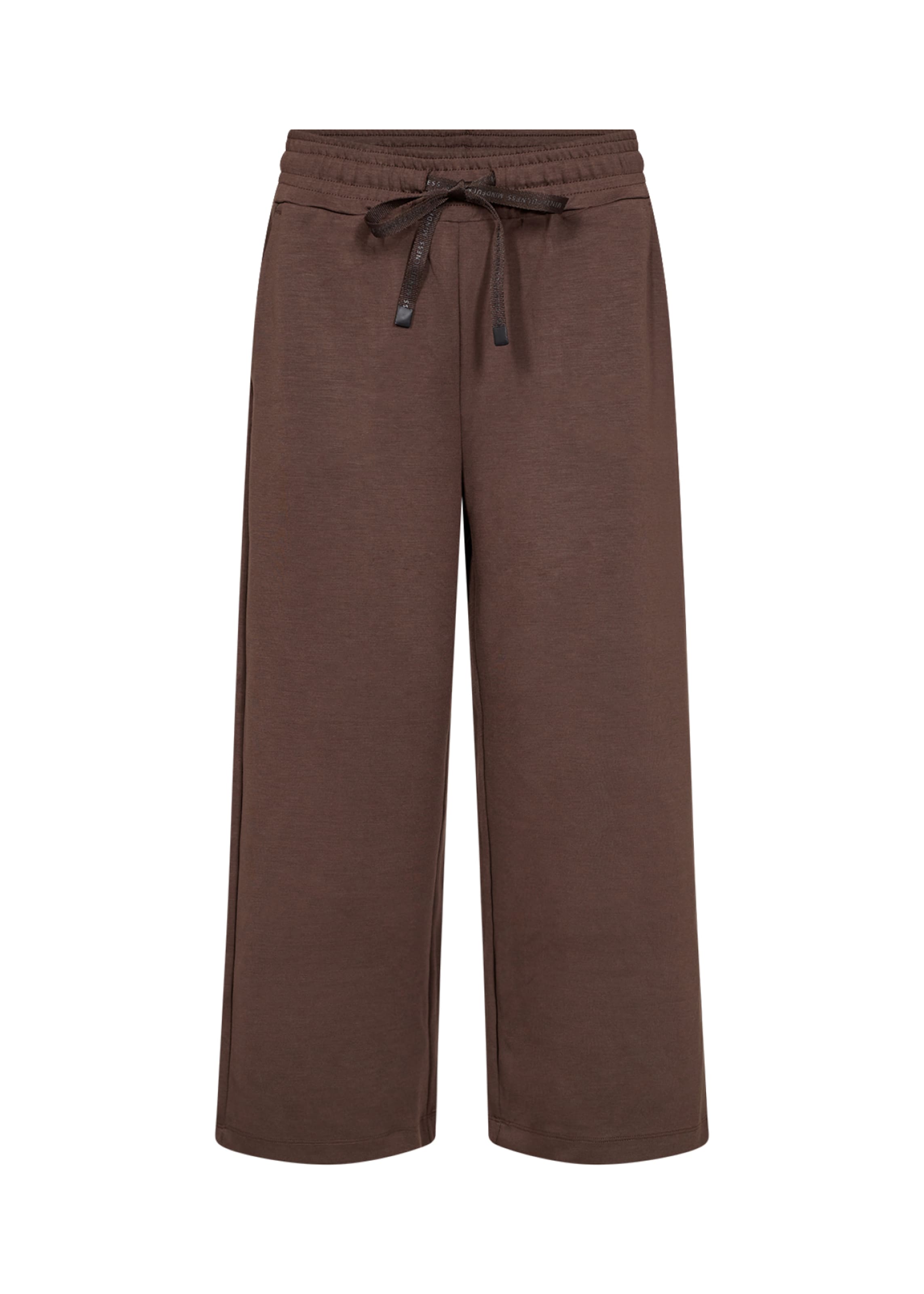 Soyaconcept Wide Leg Hose 'Banu' in Braun: Vorderseite