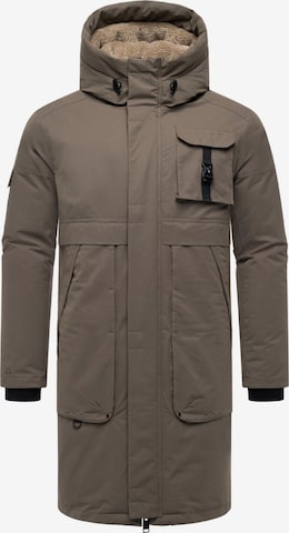 Cappotto invernale 'Cyriaan XX' di STONE HARBOUR in marrone: frontale