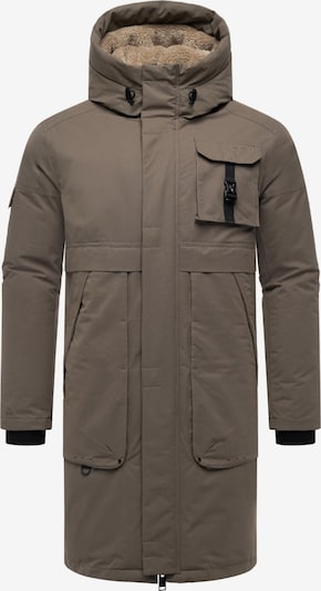 STONE HARBOUR Pitkä talvitakki 'Cyriaan XX' värissä ruskea, Tuotenäkymä