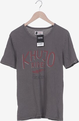 khujo Shirt in S in Grey: front