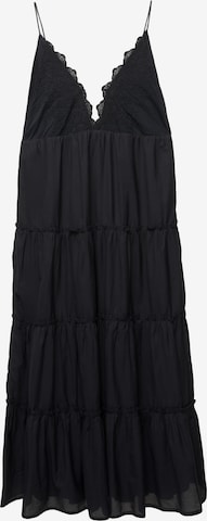Pull&BearHaljina - crna boja: prednji dio