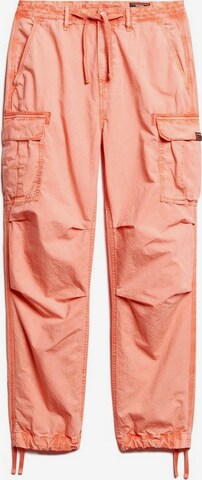 Superdry Cargo Pants in Orange: front