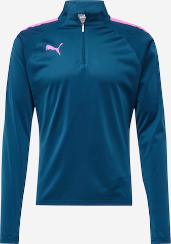 PUMA Funktionsshirt 'teamLIGA' in Blau: predná strana