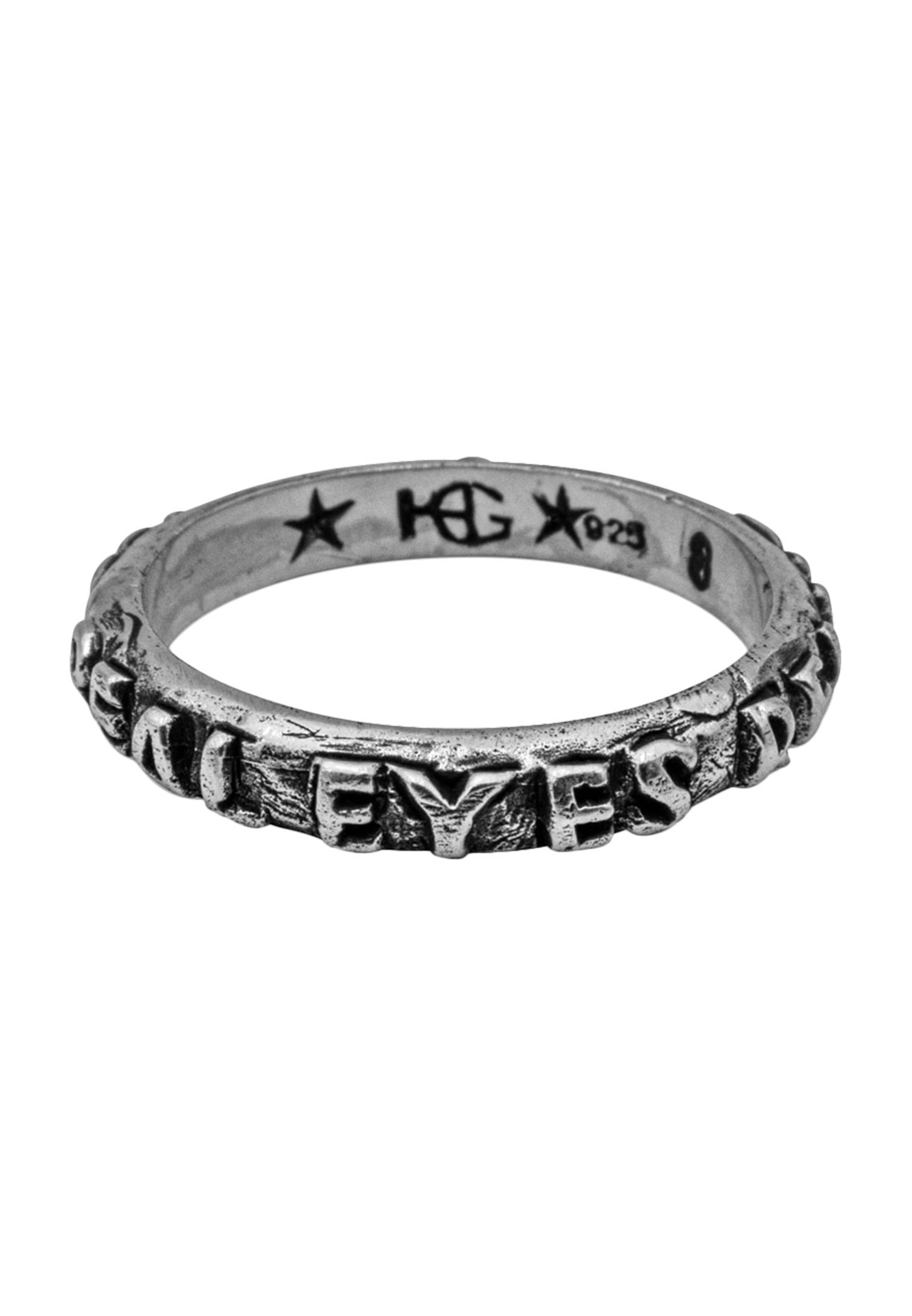 Haze&Glory Ring in Silber: Vorderseite