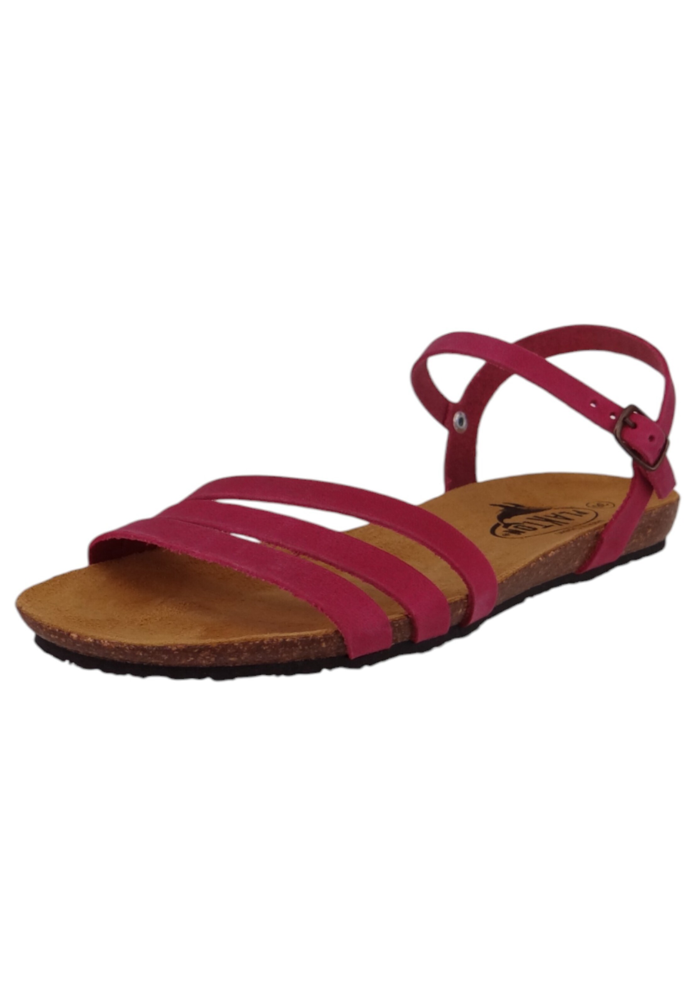 Sandales à lanières Plakton en rouge : devant