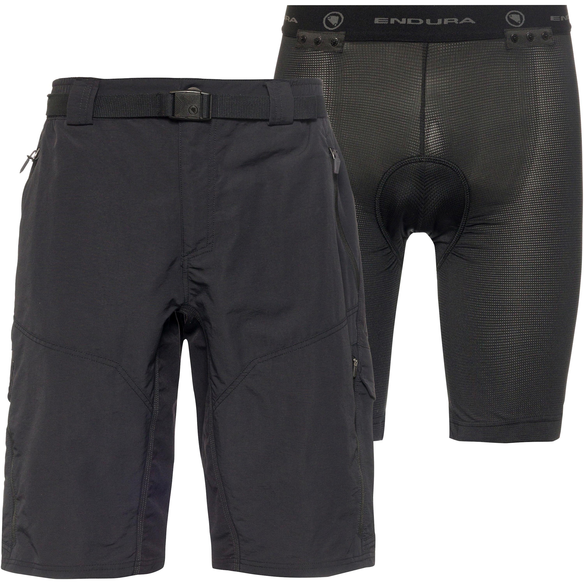 ENDURA Workout Pants 'Hummvee' in Black: front