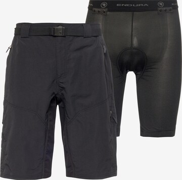 ENDURA Regular Workout Pants 'Hummvee' in Black: front