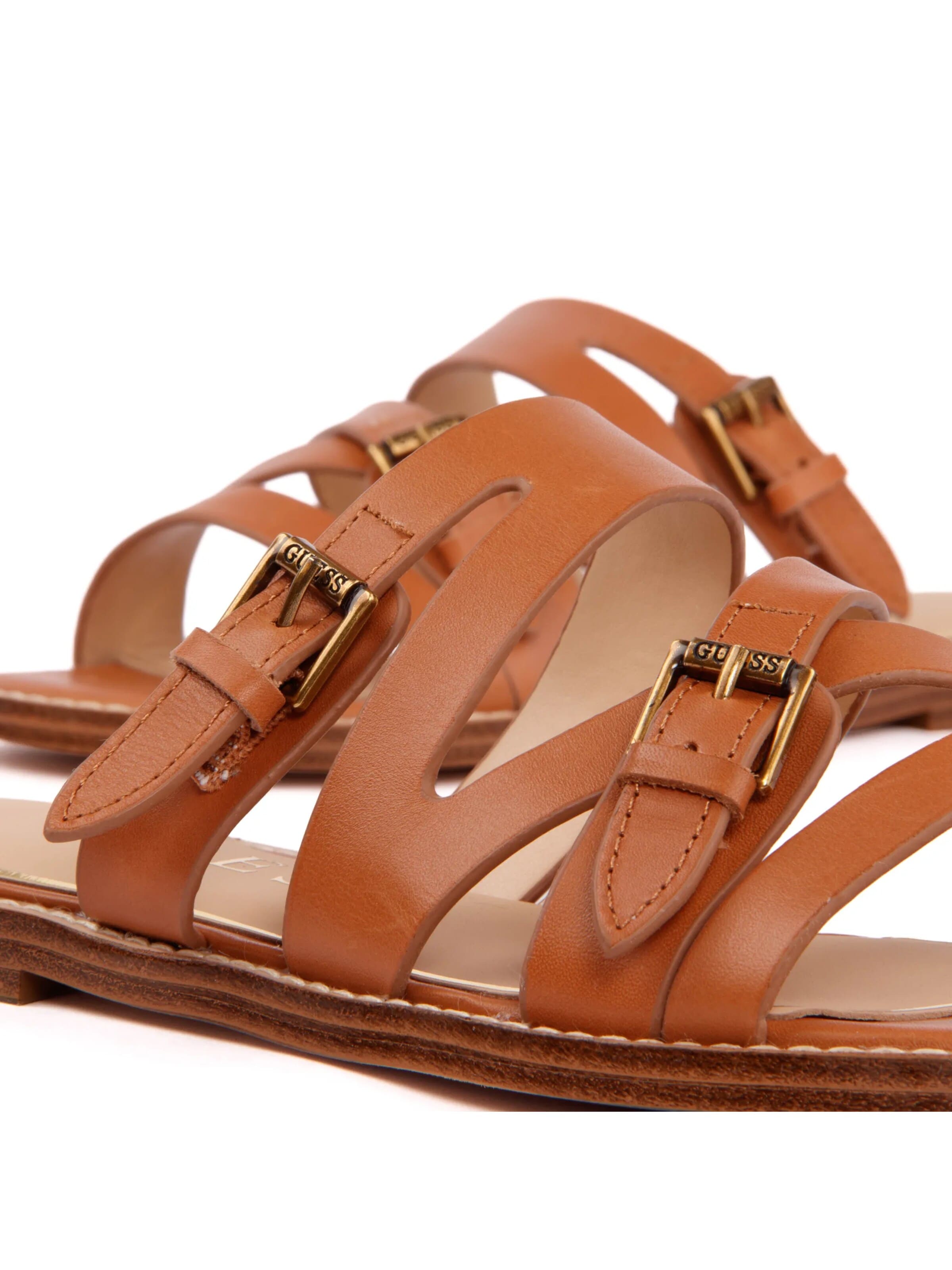 GUESS Sandaal 'Grayden USA' in Bruin