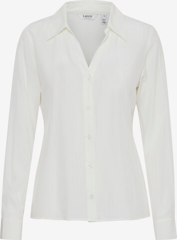 b.young Blouse 'Hubba' in Wit: voorkant